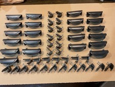 53 Pc Amerock Bronze ORB Cabinet Drawer 22 Bin Pulls  31 Finger Pulls w Screws