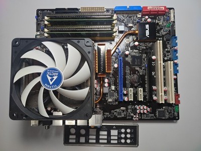 ASUS P5Q WS PCIe x16 PCI-X PCI + Xeon 3,33 Ghz CPU + Dual Gb LAN + 16 GB RAM