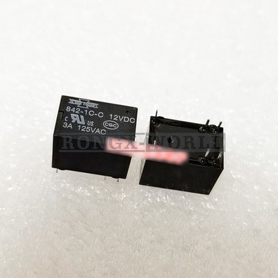 5 pieces SONG CHUAN Relay 842-1C-C 12VDC #nm