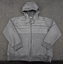 Columbia Hoodie Sweatshirt Large Black Full Zip Outdoor