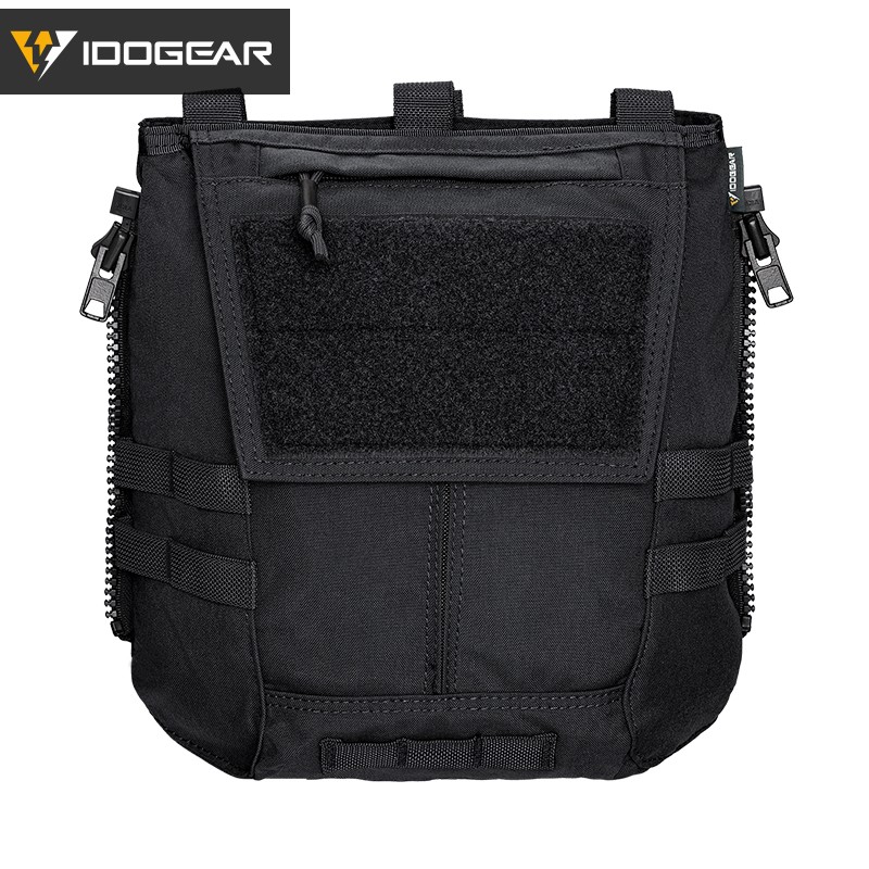 IDOGEAR Pack Zip-on Panel Plate Carrier Back Bag for CPC AVS