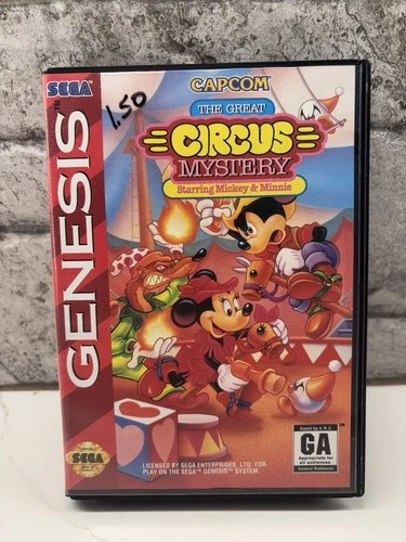 New ListingGreat Circus Mystery Starring Mickey & Minnie (Sega Genesis, 1994)