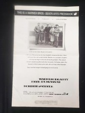 ORIG Bonnie and Clyde Studio Pressbook Uncut 1967 (15 Pages) Warren Beatty