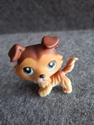 LPS Collie #58, Authentic rosa Magnet, First Edition, Littlest Pet Shop, Hasbro,