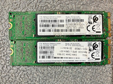 LOT of 2 Samsung PM871b 128GB M.2 2280 SATA SSD MZ-NLN128C Excellent Health