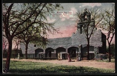 San Antonio, TX, Mission San Juan de Capistrano, Ansichtskarte 