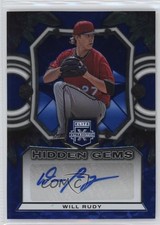 2023 Panini Elite Extra Edition Hidden Gems Blue Will Rudy #HG-WRD Auto 0b3