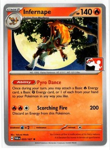 Infernape 033/167 Prize Pack Stamped - Twilight Masquerade