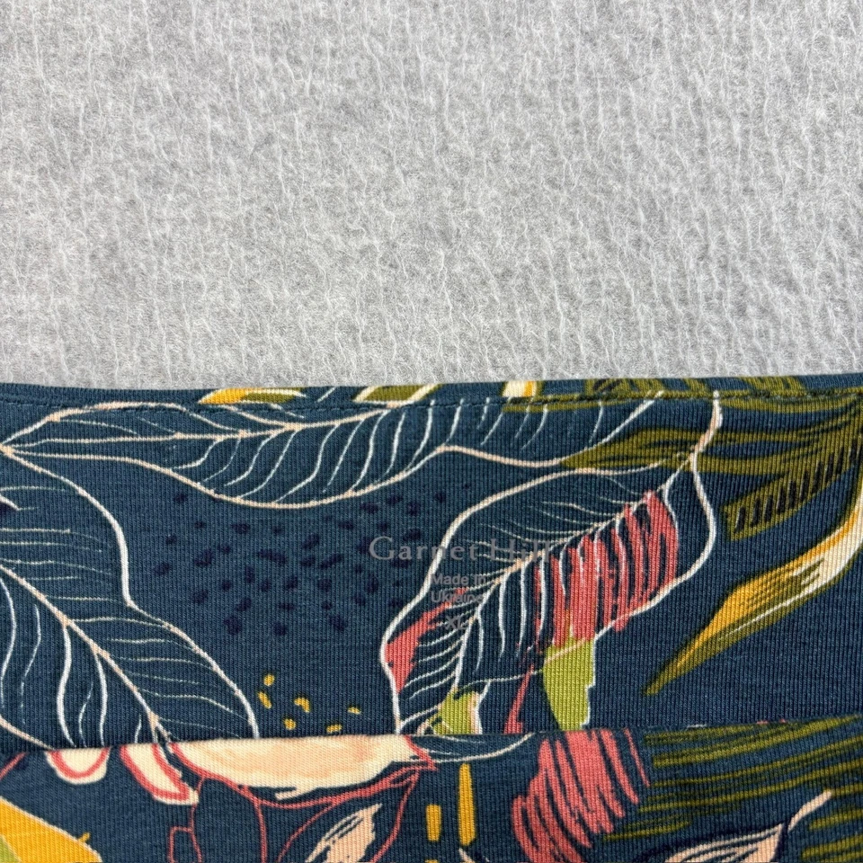 Vestido Granate Hill Mujer XL Azul Floral Sin Mangas Maxi TENCEL Bolsillos Tropical Foto 4 de 4