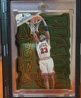 Fleer Metal 1996-97 Net-Rageous Michael Jordan #5 Die-Cut Insert Chicago Bulls