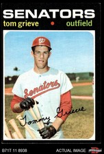 1971 Topps #167 Tom Grieve Senators RC 4 - VG/EX