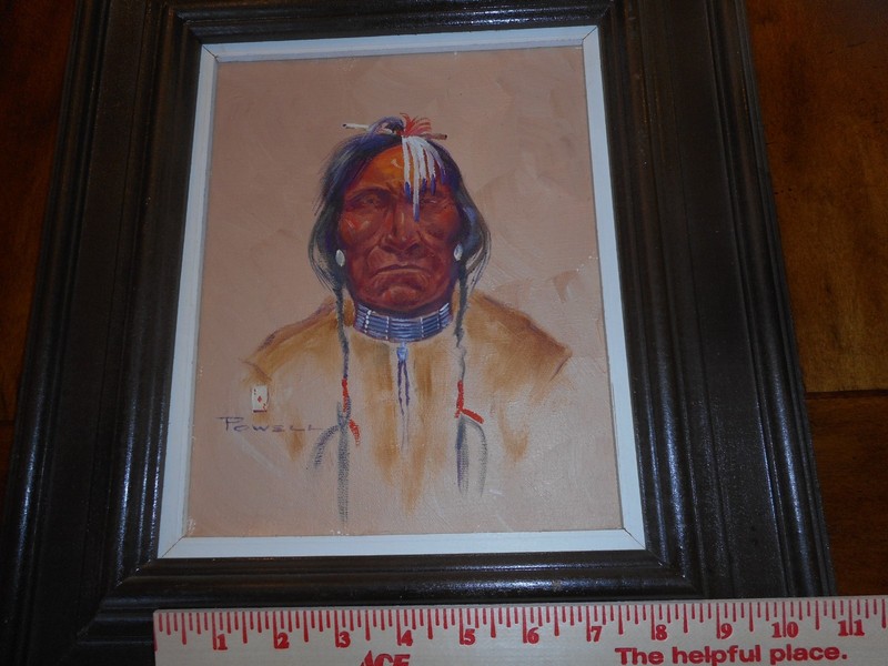 Ace Powell original oil on canvas painting