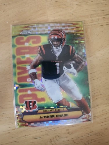 2025 Topps Chrome - Power Players Ja'Marr Chase #PP-21 X-Fractor