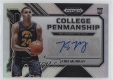 2023-24 Panini Prizm Draft Picks College Penmanship Silver Kris Murray Auto mv7