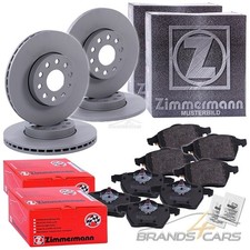 ZIMMERMANN BREMSSCHEIBEN + BELÄGE VORNE+HINTEN FÜR FORD MONDEO 4 BJ 07-15