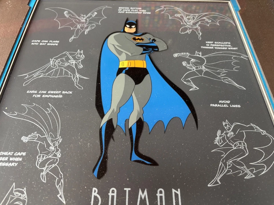 1996  Warner Bros. Batman The Animated Series Model Sheet  Production Cel. Mint! - Image 3 of 4