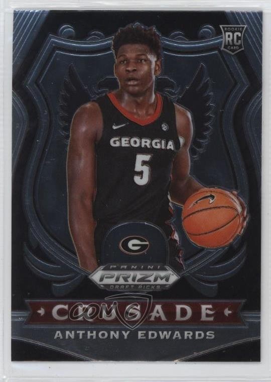 2020-21 Panini Prizm Draft Picks Crusade Anthony Edwards #81 Rookie RC
