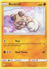 Rockruff - 123/236 - Common (Near Mint) Cosmic Eclipse - Fighting Pokémon
