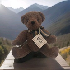 Timeless Treasure: Vintage Department 56 Small Teddy Bear with Bow Tie New 