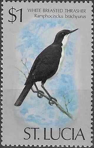 Timbre Oiseaux Ste Lucie 398 ** (72741ER) - Photo 1/1