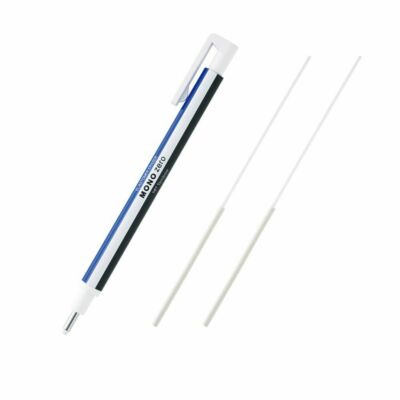 Tombow JAPAN EH-KUR04 Mono Zero Eraser Round-type Eraser +2pcs Refill JCB-232AZ