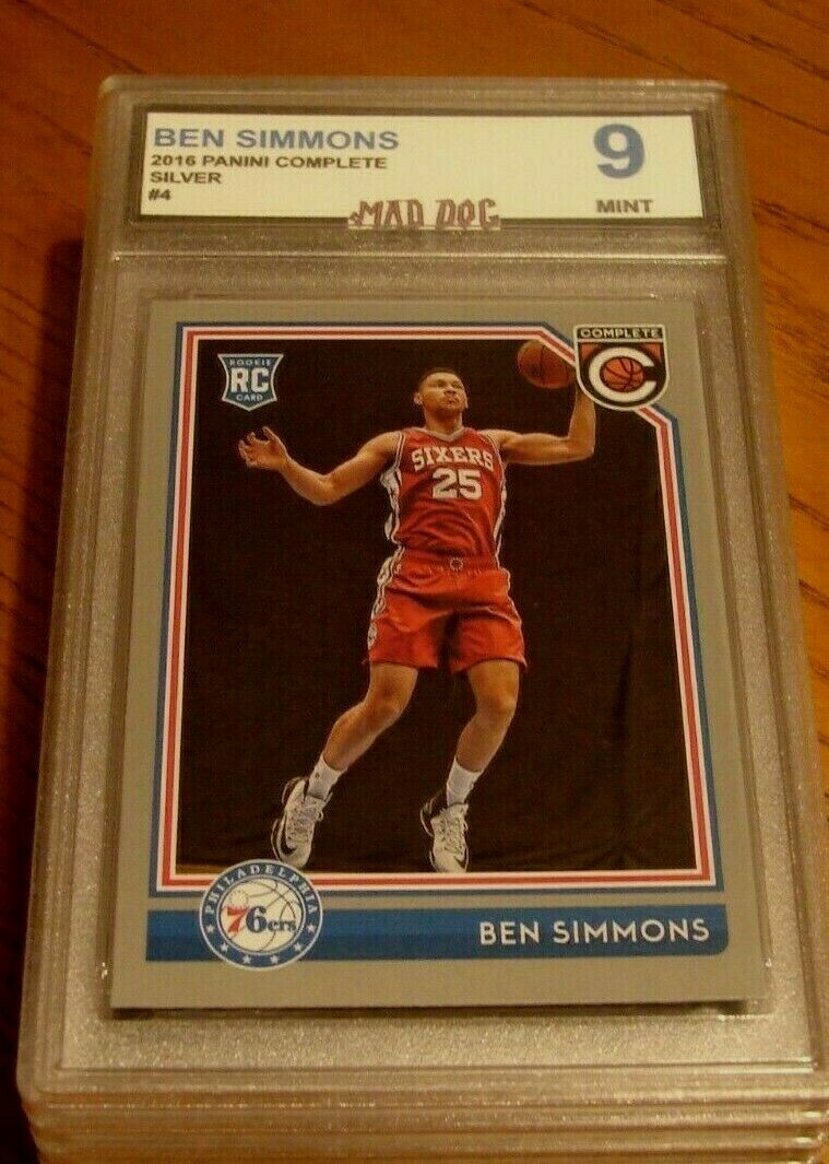 BEN SIMMONS Rookie****2016 Panini COMPLETE--SILVER---MINT 9*****76ers---#4