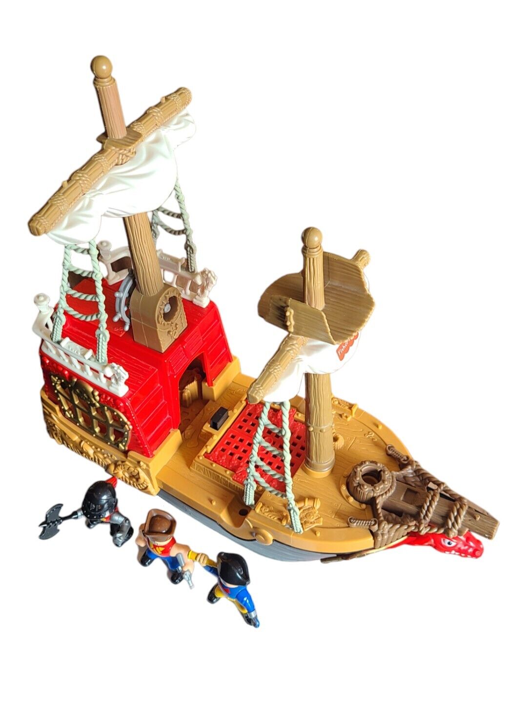 VTG FISHER PRICE 1994 GREAT ADVENTURES PIRATE SHIP