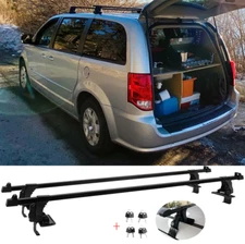For Dodge Grand Caravan 54" Roof Rack Cross Bars Luggage Cargo Carrier W/Lock 