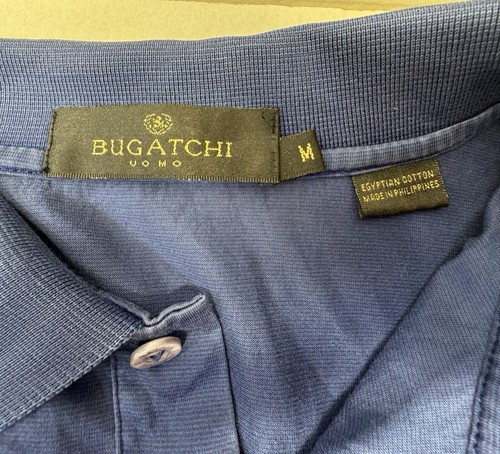 Mens Bugatachi Short Sleeved shirt M-soft Egyptian Cotton Casual/dressy Polo - Picture 3 of 4