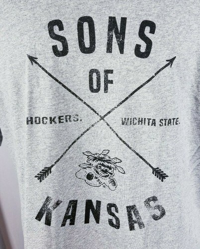 NCAA Wichita State Shockers Herren XXL Recycled Kurzarm T-Shirt Alma Mater - Bild 3 von 5