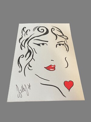 DJ Sabrina The Teenage DJ Retro Duotone Drawing (Exemplar B) (February 2024)