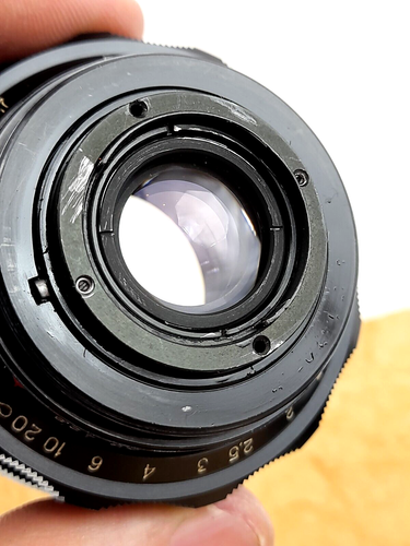 MIR-1 F/2.8 37 mm GRAND PRIX BRUSSELS 1958 RARE black lacquered edition lens - Picture 13 of 24