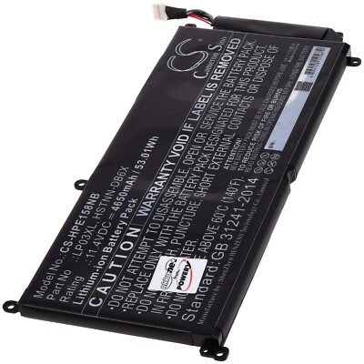 Akku kompatibel mit HP Typ TPN-C121 11,4V 4650mAh/53Wh Li-Polymer Schwarz