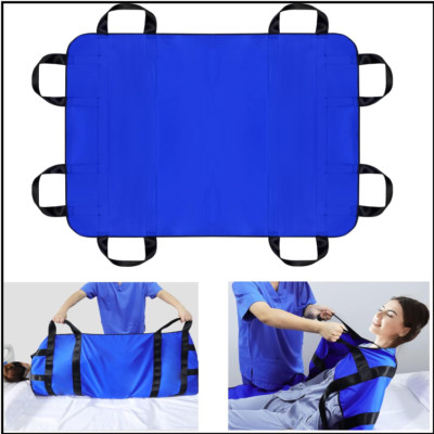 Transferbrett mit 8 Griffen Blau 100x120cm Patiententransfer
