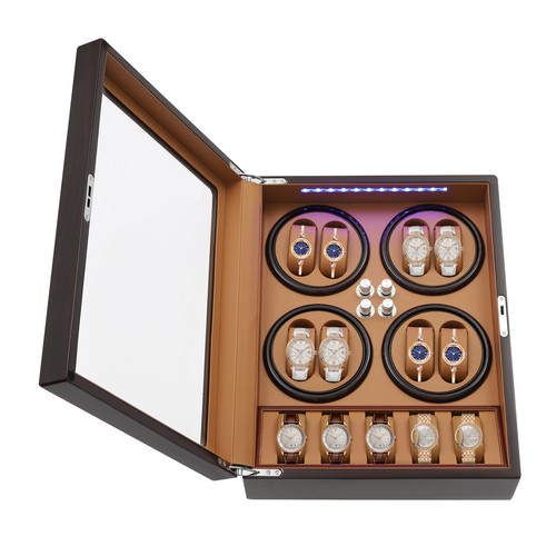Watch Winder Automatic Watch Winder 8+5 Lockabdle Display Box - Picture 11 of 20