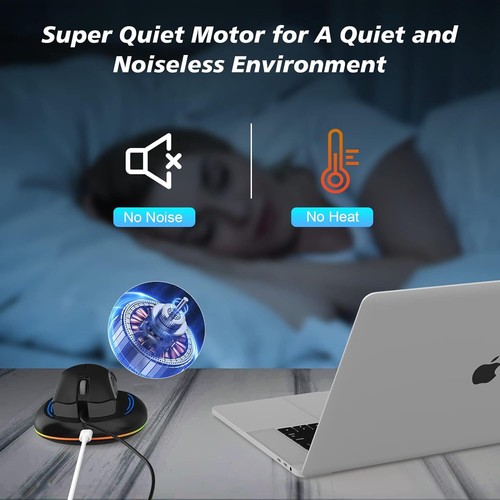 Mouse Jiggler Mechanisch Mausbeweger LED Mouse Mover Timer Wackelschüttelgerät - Afbeelding 6 van 12