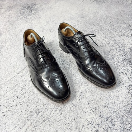 Loake 202 B Mens Black Leather Classic Oxfords Brogues US11.5 UK10.5 EU44.5 - Picture 2 of 16