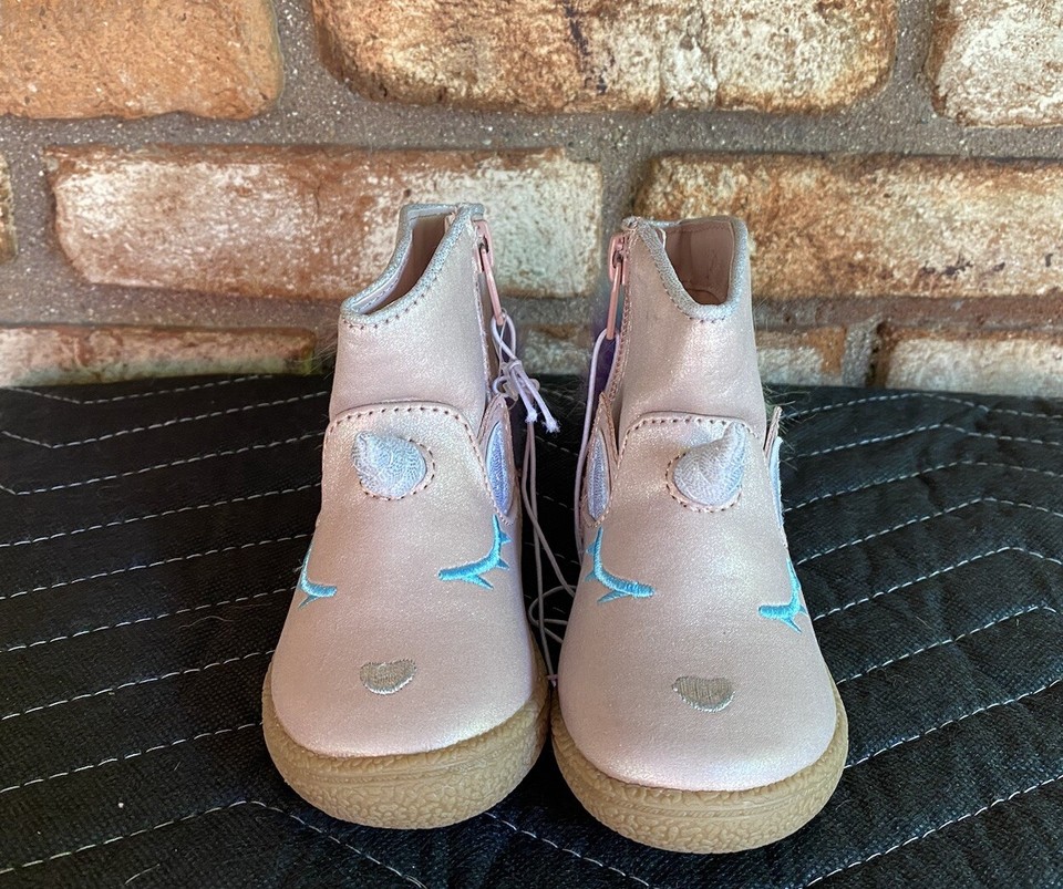 New Cat & Jack Unicorn Boots Size Toddler 5 + Beanie Baby eBay