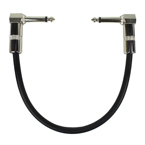 Low Noise Guitar Effect Pedal Board Patch Cable Leads Cord Right Angle