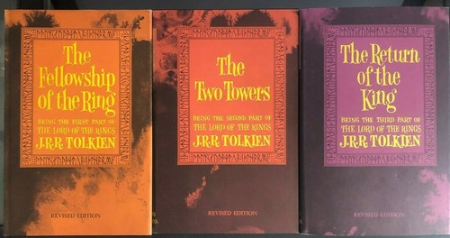Vintage Boxed Set 1965 THE LORD OF THE RINGS Trilogy J.R.R. TOLKIEN 2nd Ed. HCDJ - Bild 3 von 12