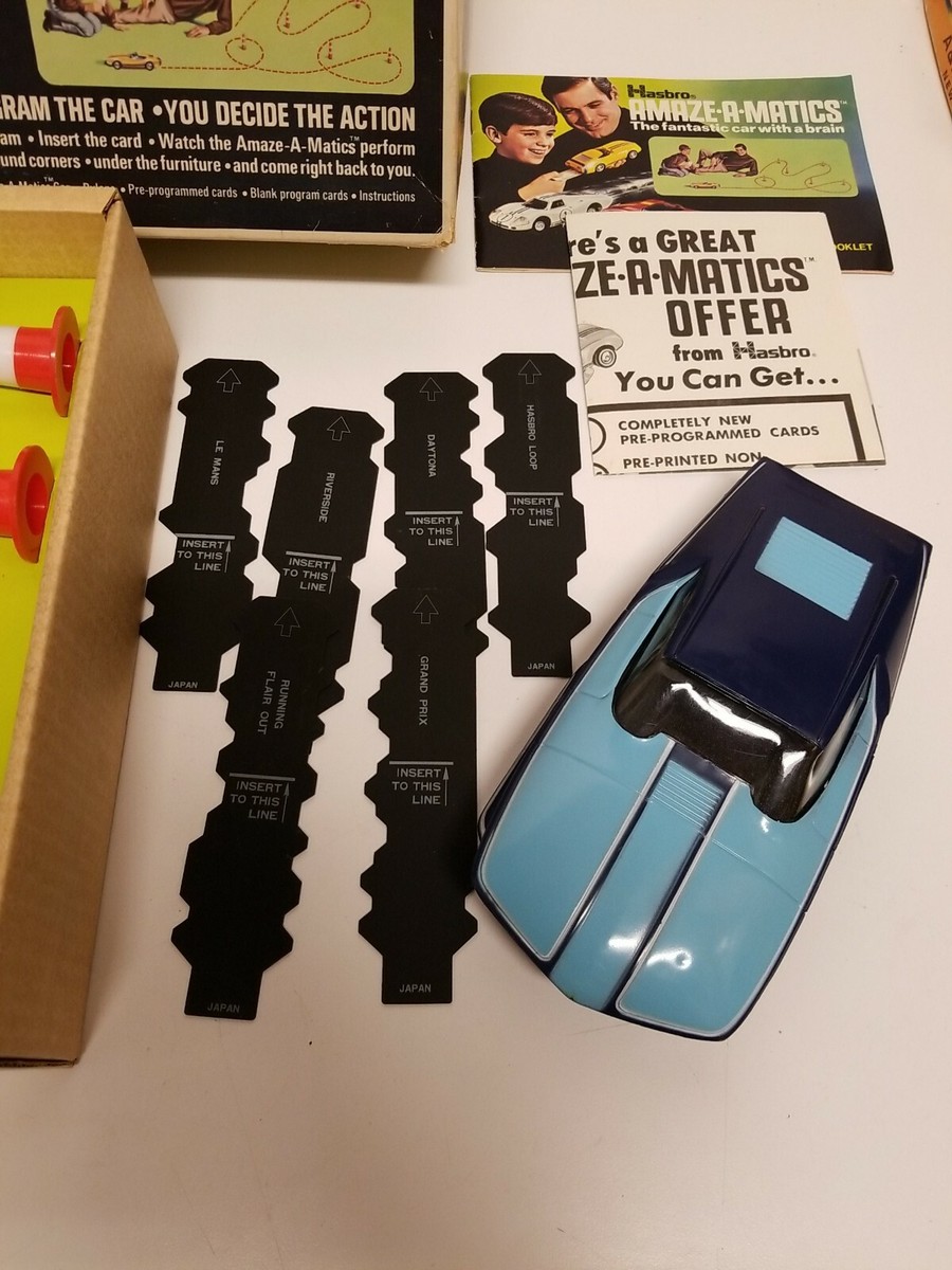 その他 Hasbro AMAZE A MATICS 1969 Amaze-A-Matics Battery operated, Programmable Toy Cars