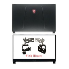 New LCD Back Cover Front Bezel Hinges For MSI GP75 MS-17E3 3077E3A211Y