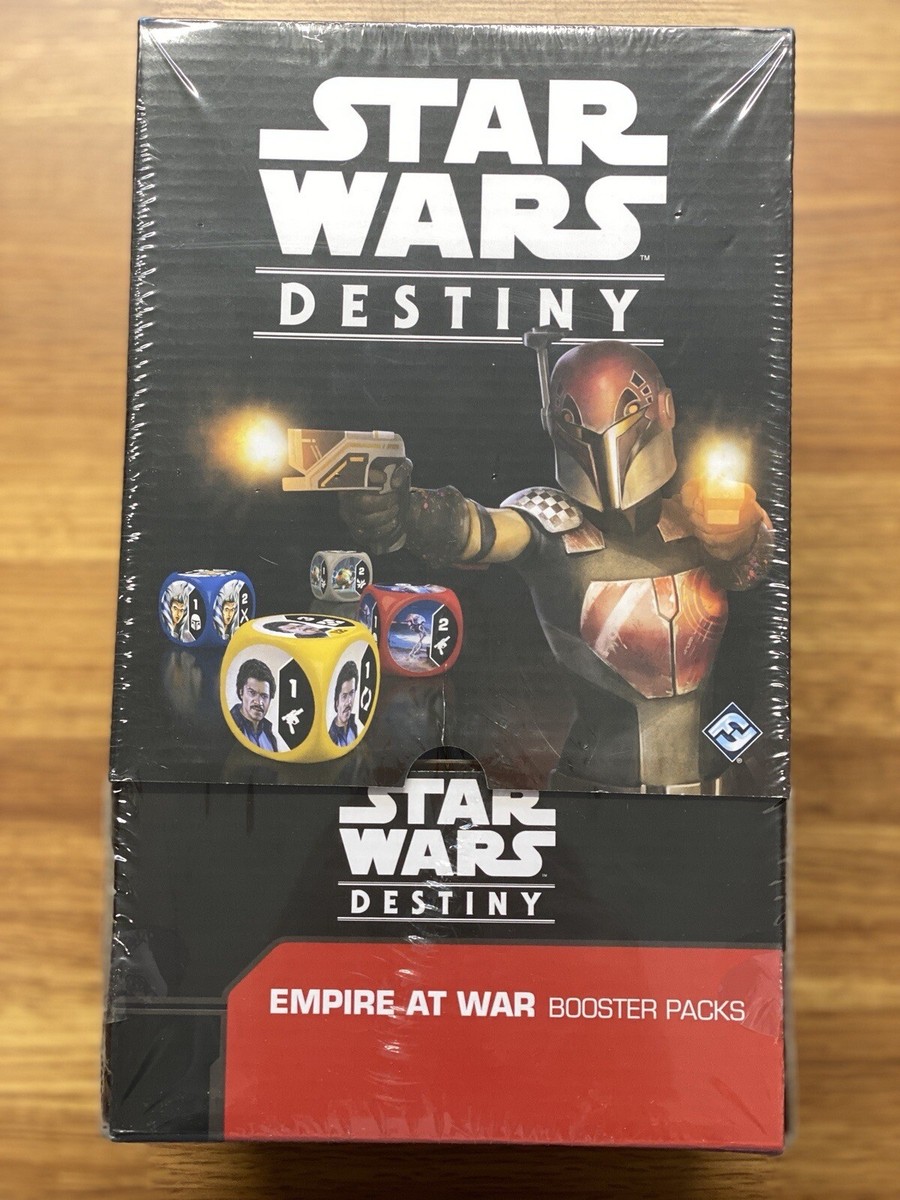 Star Wars Destiny Empire at War Factory Sealed Booster Box (36 Packs) Star Wars Destiny Empire at War Factory Sealed Booster Box (36 Packs)