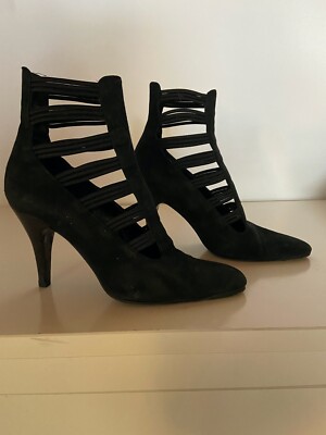 Linea Wallys Venezia Stiefeletten schwarz Wildleder EUR 38,5 size US 7,5 UK 5,5