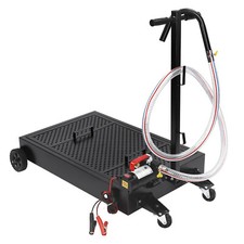 17 Gallon Oil Drain Pan And Electric Pump Oil Drain Pan Cart 7.2ft Soft Pipe 17 Gallon Oil Drain Pan And Electric Pump Oil Drain Pan Cart 7.2ft Soft Pipe