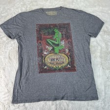 Tom Petty & The Heartbreakers Concert SF Shirts Mens XL Gray T-Shirt Made in USA