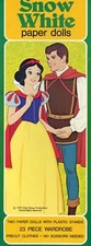 VINTGE Snow White MAGIC PAPER DOLL LASER REPRODUCTON~Org SZE UNCuT TOP  NO.1 SLR