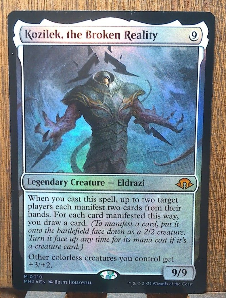 MTG Kozilek, the Broken Reality MODERN HORIZONS 3 Mythic FOIL