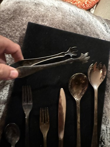 Silverplate Flatware Lot assorted Pieces - Picture 3 of 10