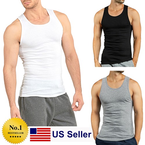 black wife beater shirt